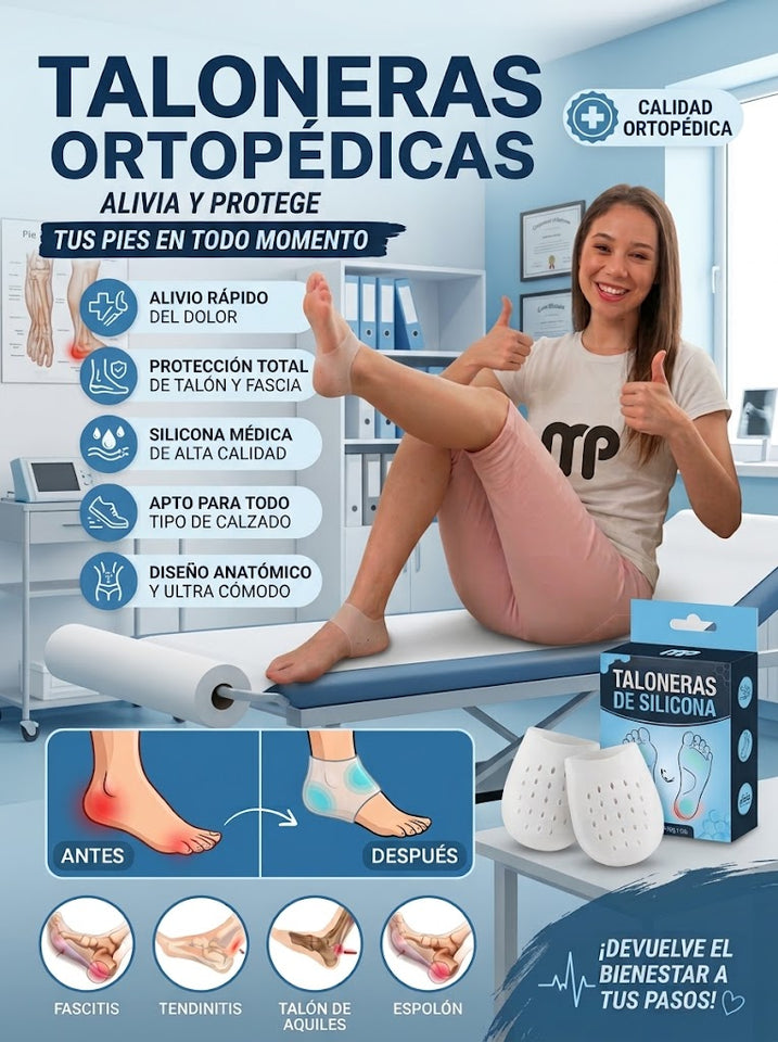Farmatou™ pack taloneras ortopédicas para el dolor de pies